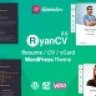 RyanCV - CV/Resume WordPress Theme