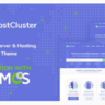 HostCluster - WHMCS Hosting WordPress Theme